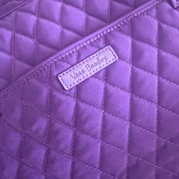 Vera Bradley Quilted Purple Travel Tote Bag - Picture 4 of 4